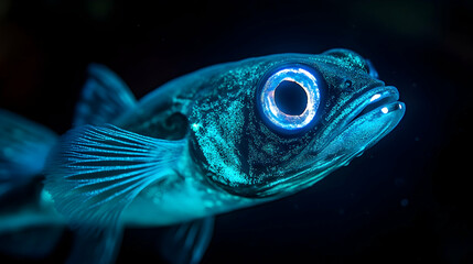 Close  Up View of a Glowing Flashl  475D1