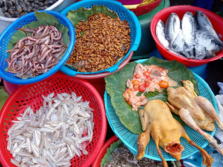 Phsar Kandal Wet Market Phom Penh Cambodia