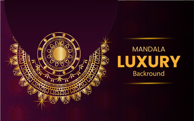 Creative luxury decorative mandala background