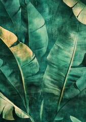 Banana Leaf Art Print