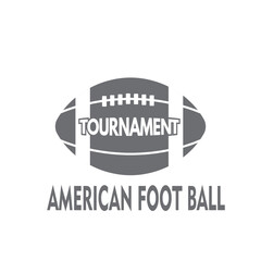 Rugby ball icon icolated on white  background, vector illustration