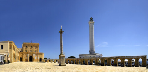 Pilgrimage site and lighthouse Santa Maria di Leuca, it is a cape at the farthest tip of the heel...