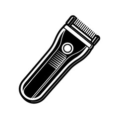 create a trimmer isolated vector art silhouette