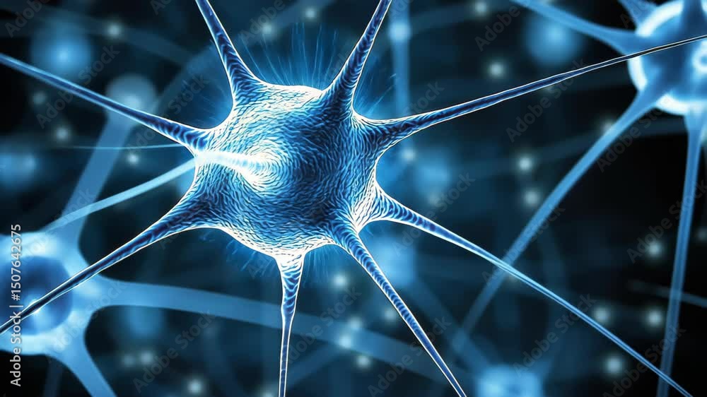 Poster neural network's interplay: a visually stunning depiction of the intricate pathways and connections 