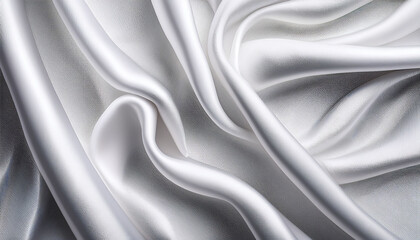 Fototapeta premium the luxury of white fabric texture background white fabric with high resolution