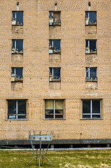 Fototapeta premium The ruins of Pyramiden in the Svalbard archipelago