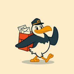 Obraz premium cartoon bird vector
