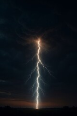Thunder lightning nature storm