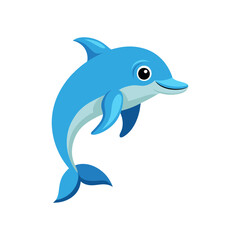 create dolphin vector art illustration