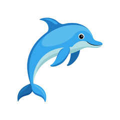 create dolphin vector art illustration