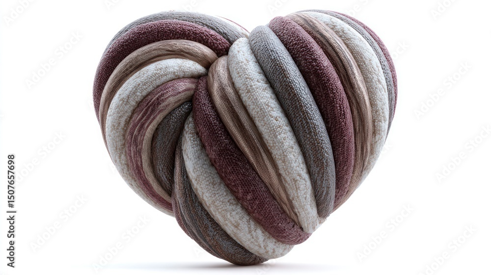 Poster abstract textured knot in earthy tones a unique blend of neutral colors and patterns for desig