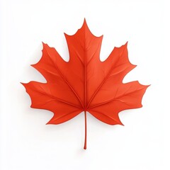 Naklejka premium Bright autumn leaves isolated on white background with vibrant orange, yellow, and red tones, high-resolution natural foliage for seasonal design and creative compositions