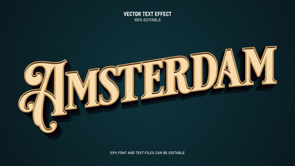 Amsterdam text effect
