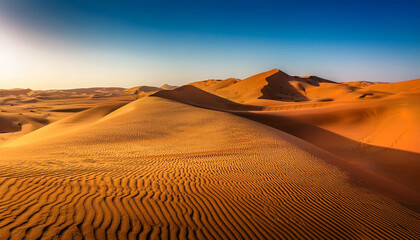 wahiba desert oman golden sand dunes summer travel and tourism