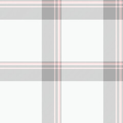 Fototapeta premium Elegant blush pink and grey plaid pattern. Subtle texture and soft color palette create a sophisticated, versatile design perfect for textiles, website backgrounds, or packaging.