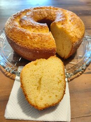 Homemade Cornmeal Cake