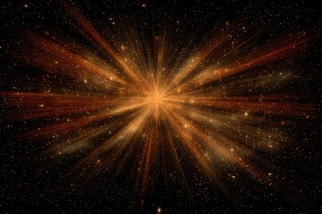 Cosmic Light Explosion In Space