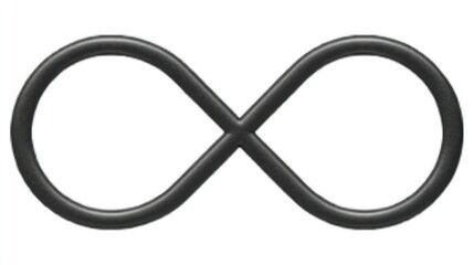 Infinity Symbol Endless Loop Continuous Flow Eternal Design Mathematical Icon Abstract Art