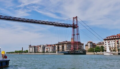 puente de vizcaya von 1893 in Getxko