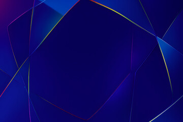 Fondo azul con estrellas con colores de la competición de la liga de campeones