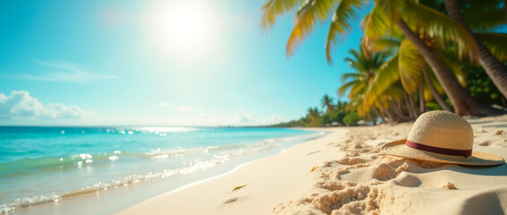 Fototapeta premium Tropical beach scene