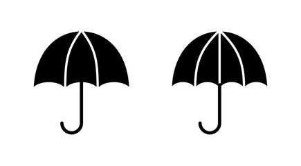 Umbrella icon vector. umbrella sign and symbol