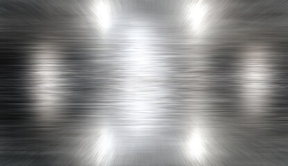 Abstract Metallic Surface with Reflective Lighting Creating Textural Pattern