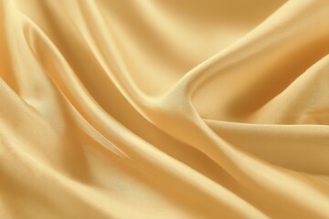 Obraz premium Closeup Elegant Gold Silk Fabric Texture