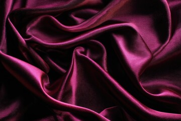 Obraz premium Draped Deep Red Fabric Texture