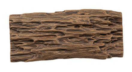 Close-up Texture of Agarwood: Aromatic Wood Resin with Detailed Grain Patterns and Natural Aesthetic
