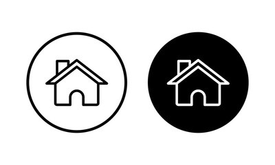 Home icon vector illustration. House sign and symbol