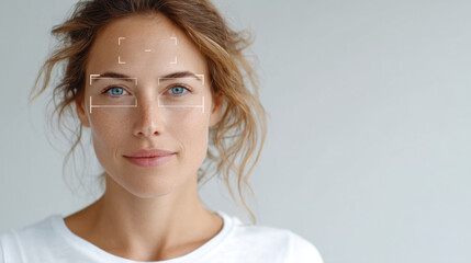 Advanced facial recognition technology with ai grid analysis for secure login systems