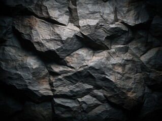 Dark Gray Rocky Texture Background