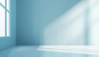 Empty Room with Window and Sunlight Streaming In, Minimalist Interior Design, Clean and Bright Ambiance