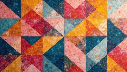 Abstract geometric shapes in muted tones form a repeating design ideal for home d?cor , room, minimal