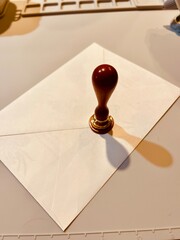 envelope with wax seal