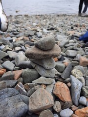 stones on the beach