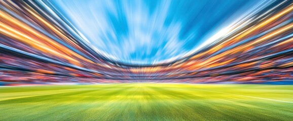 Dynamic Stadium A Burst of Energy and Excitement