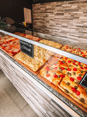 pizza in the market