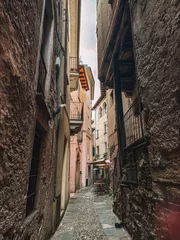  narrow Italian street in the old town © Sami