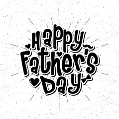Happy Father’s Day Calligraphy design vector. Vector illustration