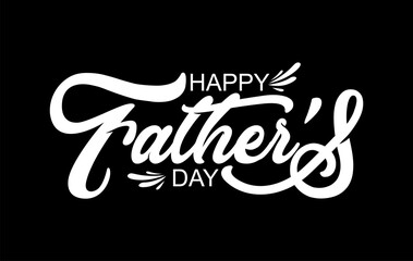 Happy Father’s Day Calligraphy design vector. Vector illustration