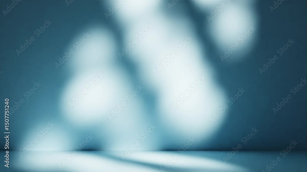 Poster minimal 3d rendering of empty scene for product background with abstract shadow