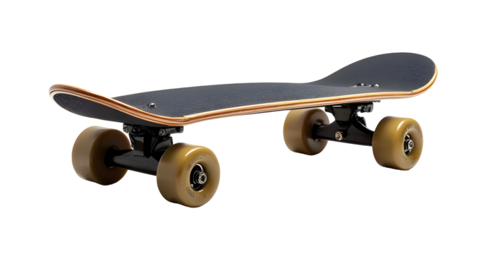 skateboard isolated on white