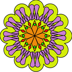 abstract flower vector illustration