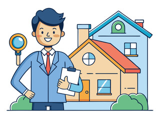 Happy Realtor Selling Dream Homes