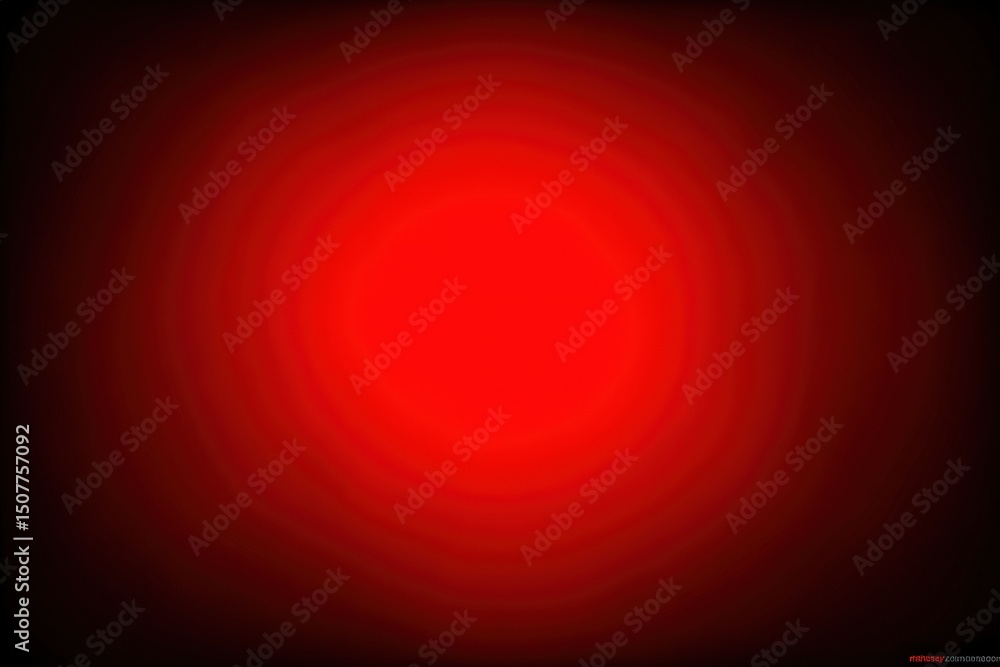 Poster solid red circle gradient background