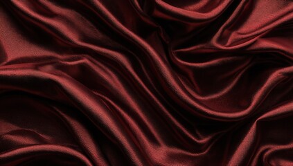 Obraz premium Textured Deep Red Fabric Drape