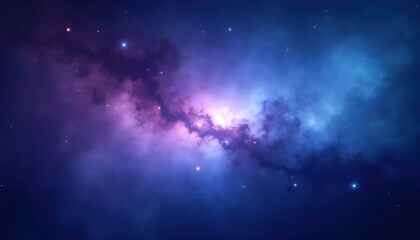 Obraz premium cosmic galaxy with stars and outer space colors