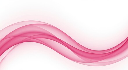 Naklejka premium Elegant pink wave abstract background for modern design and artistic presentations isolated